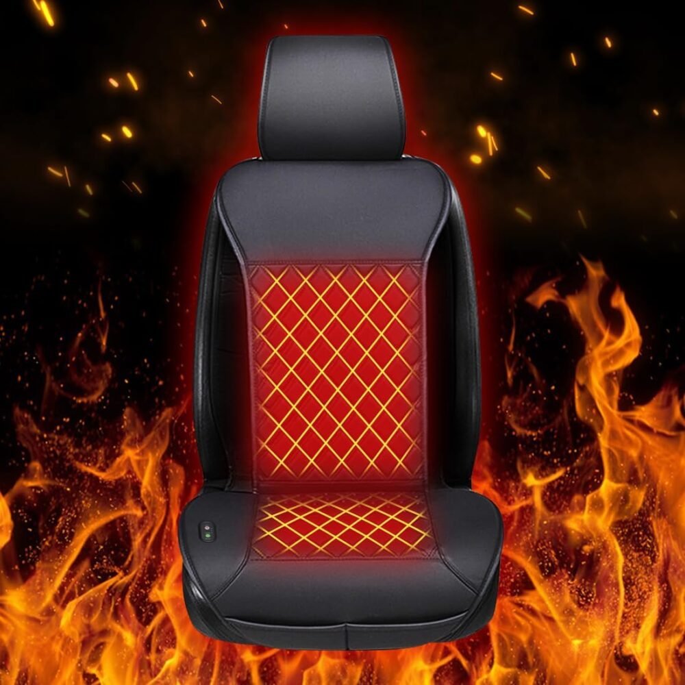 Seat Cushion, Comfortable Seat Cover with Full Back Support, Universal Seat Cushion for Seat in Winter