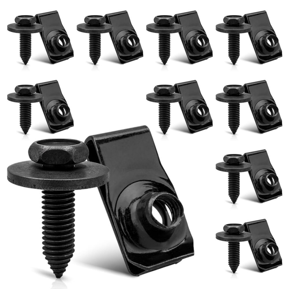 Body Bolts & Extruded U Nuts Kits for  Ford Chevy Buick Chrysler Cadillac Bumper Fender Liner Push Retainer Fastener Clips Replace